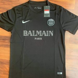 balmain nike psg t shirt